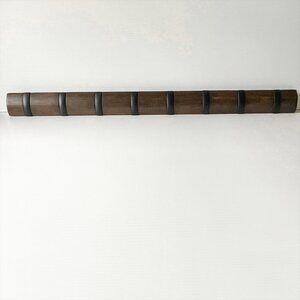 Umbra Flip 8 Wall Hook Walnut Coat Rack